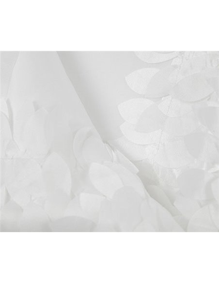 Carnation Home Fashions Bathroom Curtain Jasmine White - 4