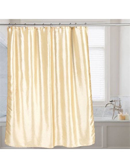 Carnation Home Fashions Bathroom Curtain Shimmer - 1