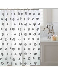 Ridder Bathroom Curtain Aquamod Snail 403130 - 1