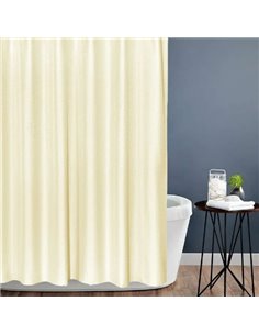 Carnation Home Fashions Bathroom Curtain Grace Jacquard Ivory - 1