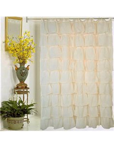Carnation Home Fashions Bathroom Curtain Carmen - 1