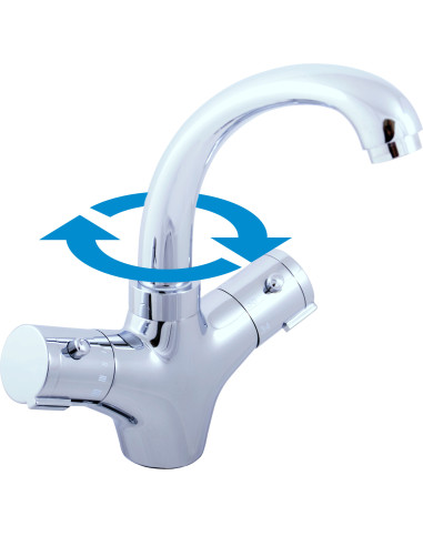 Washbasin faucet TERMOSTATIC - Barva Chrom,Rozměr 3/8''