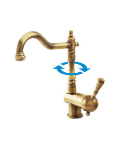 Sink lever mixer LABE Bronze - Barva stará mosaz,Rozměr...