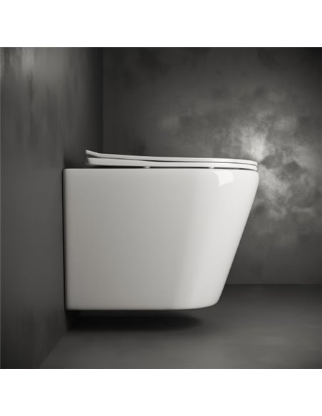 Ceramica Nova Wall Hung Toilet Highlight Rimless CN1804 - 4