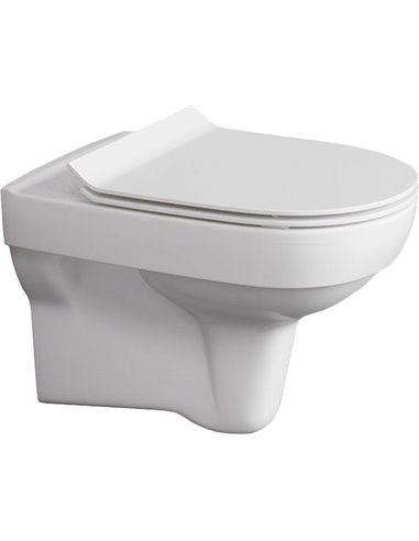Cersanit Wall Hung Toilet City New clean on - 1
