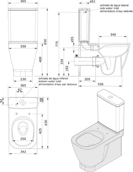 Sanindusa tualetes pods Look - 7
