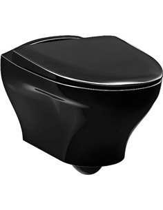 Унитаз подвесной Gustavsberg Estetic Hygienic Flush черный - 1