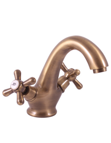 Washbasin faucet MORAVA RETRO bronze - Barva stará mosaz,Rozměr 3/8''