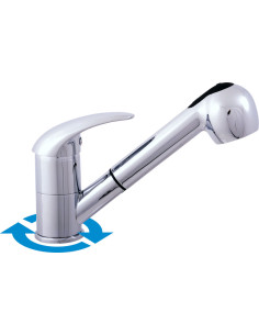 Sink lever mixer - Barva chrom,Rozměr 3/8''