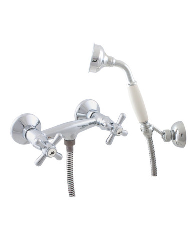 Shower lever mixer MORAVA RETRO - Barva ZLATÁ - lesklá,Rozměr 150 mm