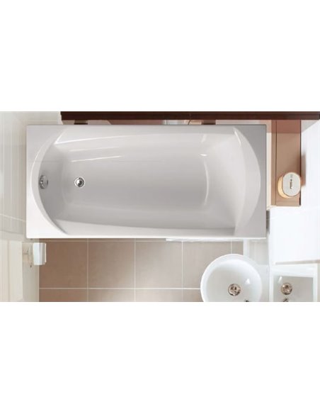 Акриловая ванна Vagnerplast Ebony 160 см, ультра белый - 2
