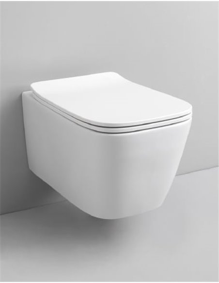 ArtCeram Wall Hung Toilet A16 ASV003 Rimless - 2