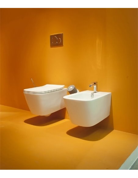 ArtCeram Wall Hung Toilet A16 ASV003 Rimless - 5