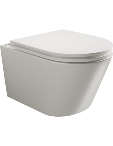 Ceramica Nova Wall Hung Toilet Trend Rimless 111010 S - 1