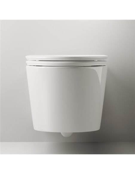 Ceramica Nova Wall Hung Toilet Trend Rimless 111010 S - 2