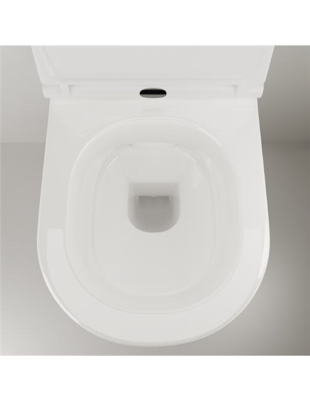 Ceramica Nova Wall Hung Toilet Trend Rimless 111010 S - 3