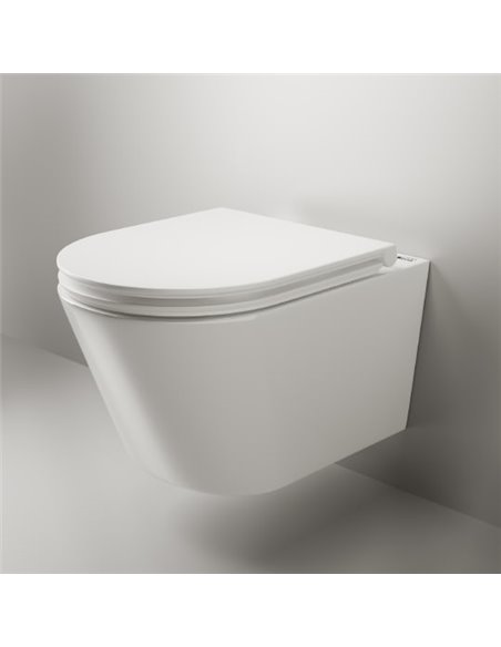 Ceramica Nova Wall Hung Toilet Trend Rimless 111010 S - 5