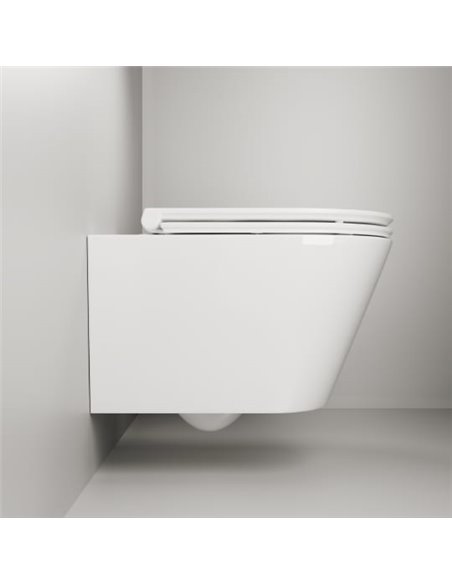 Ceramica Nova Wall Hung Toilet Trend Rimless 111010 S - 7