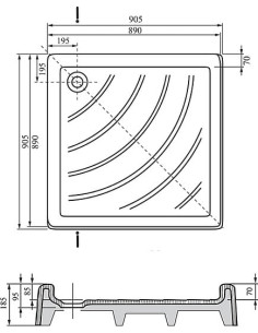 Geberit Wall Hung Toilet AquaClean tuma classic - 1