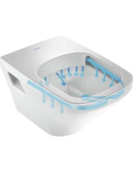 Duravit Wall Hung Toilet DuraStyle 2538090000 - 9