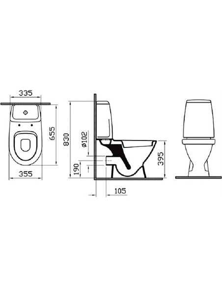 VitrA Toilet Grand 9763B003-7200 - 3