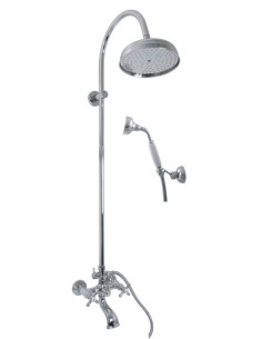 Bath mixer with shower column MORAVA RETRO - Barva...