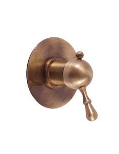 Built-in shower lever mixer LABE - Bronze - Barva stará...