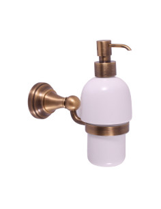 Ceramic soap dispenser bronze Bathroom accessory MORAVA...