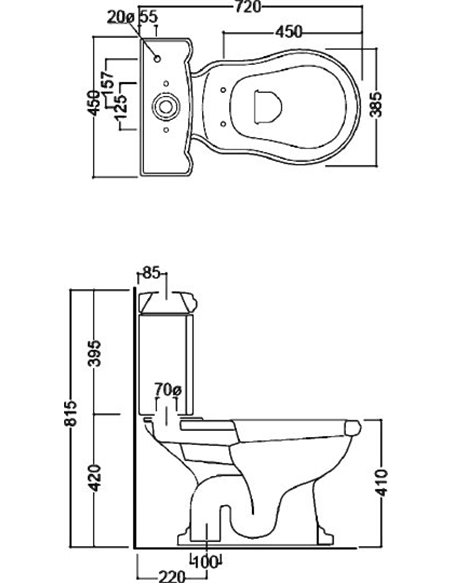Kerasan Toilet Retro 101201 - 6