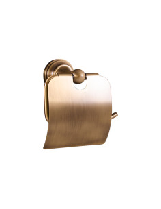 Paper holder with cover bronze Bathroom accessory MORAVA...