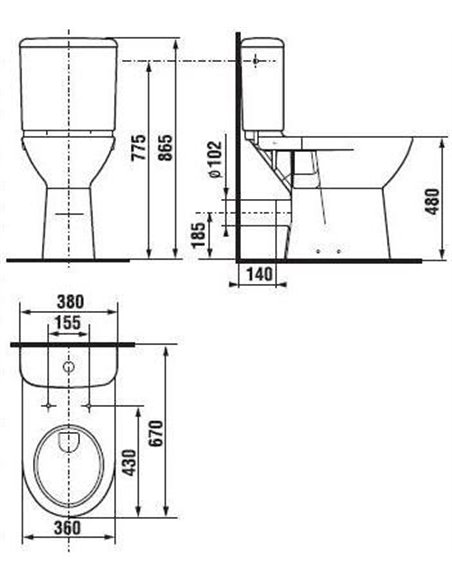 Jika Toilet Olymp 2361.6 - 2