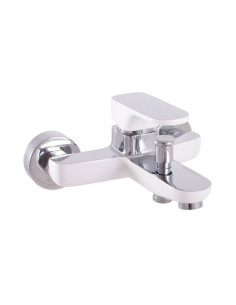 Bath lever mixer YUKON WHITE/CHROME - Barva...