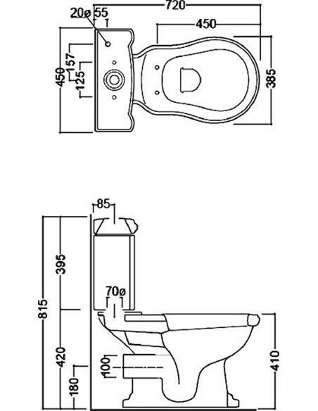 Kerasan Toilet Retro 101301 - 6