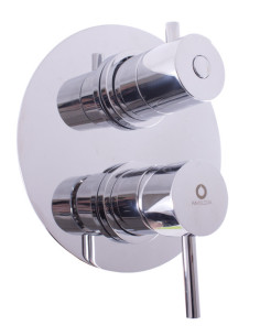 Built-in bath and shower lever mixer 3 jet SEINA - Barva...