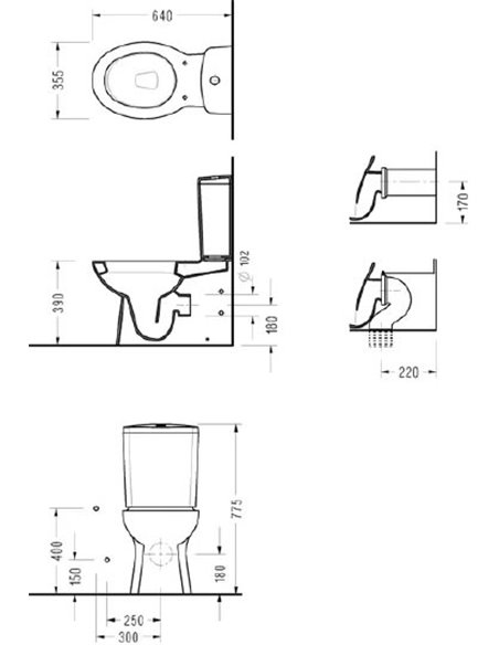 Serel tualetes pods Etna EN02 - 2