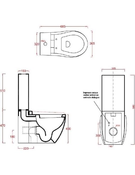 ArtCeram tualetes pods Blend BLV003 - 3