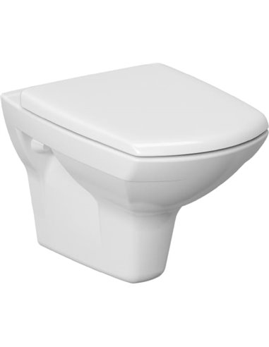 Cersanit Wall Hung Toilet Carina new clean on - 1