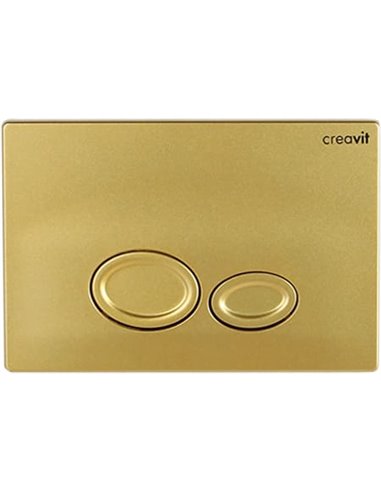 Кнопка смыва Creavit Drop GP2006.00 золото матовое - 1