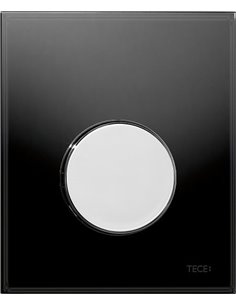 Кнопка смыва TECE Loop Urinal 9242656 черное стекло, кнопка хром - 1