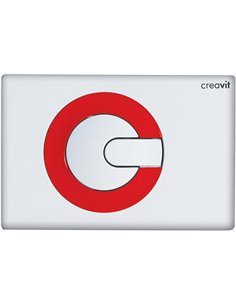 Кнопка смыва Creavit Power GP5001.01 бело-красная - 1