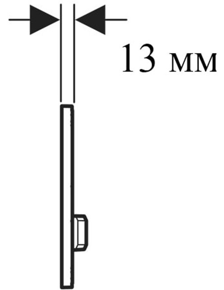 Geberit poda skalošanas poga Sigma 50 115.788.SD.2 - 3
