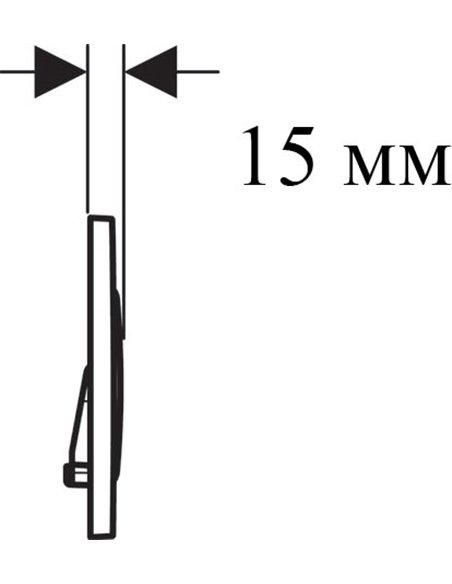 Geberit poda skalošanas poga Sigma 20 115.882.JQ.1 - 4