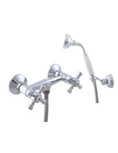 Shower lever mixer MORAVA RETRO - Barva chrom,Rozměr 100 mm