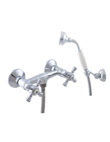 Shower lever mixer MORAVA RETRO - Barva ZLATÁ - lesklá,Rozměr 150 mm