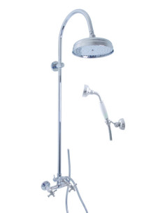 Shower mixer with shower column MORAVA RETRO - Barva...