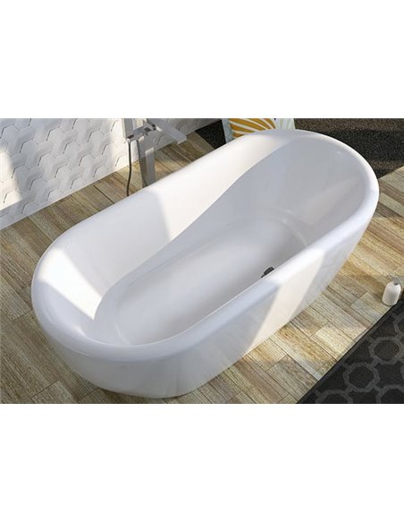 Акриловая ванна Riho Dua 180 белая панель - 2