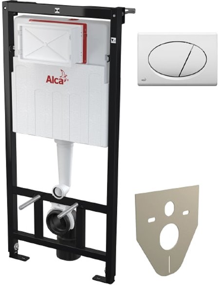 AlcaPlast Toilet Wall Mounting Frame Sadromodul AM101/1120 + M70 + M91 - 1
