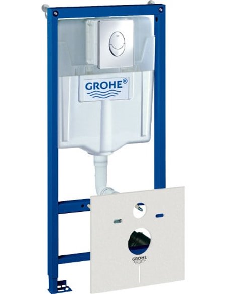 Система инсталляции для унитазов Grohe Rapid SL 38750001 4 в 1 с кнопкой смыва - 1