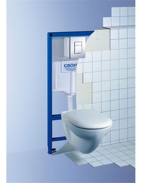 Система инсталляции для унитазов Grohe Rapid SL 38750001 4 в 1 с кнопкой смыва - 15