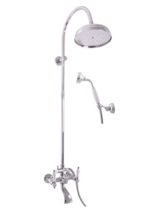 Bath mixer with shower column MORAVA RETRO - Barva...